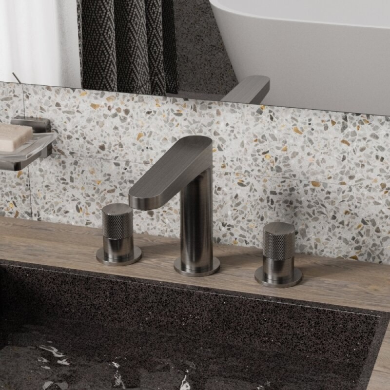 Смеситель для раковины WasserKRAFT Tauber, никель, 6435