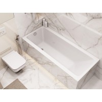 Инсталляция Cersanit Link Pro 64443, с подвесным безободковым унитазом Crea Square, сиденье микролифт, белый, клавиша хром глянцевый