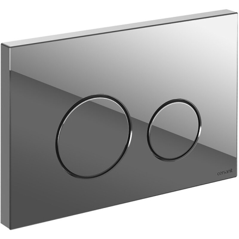 Инсталляция Cersanit Link Pro 64443, с подвесным безободковым унитазом Crea Square, сиденье микролифт, белый, клавиша хром глянцевый