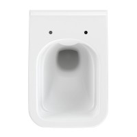 Инсталляция Cersanit Link Pro 64443, с подвесным безободковым унитазом Crea Square, сиденье микролифт, белый, клавиша хром глянцевый