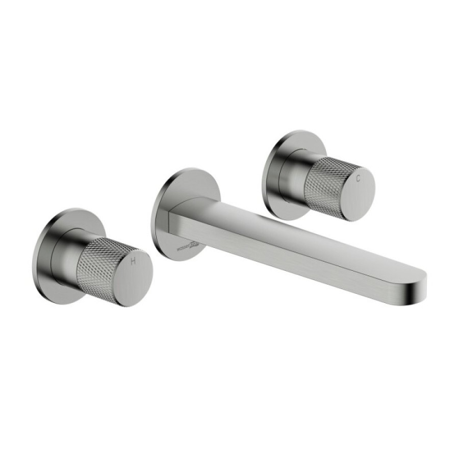 Смеситель для раковины WasserKRAFT Tauber, никель, 6445