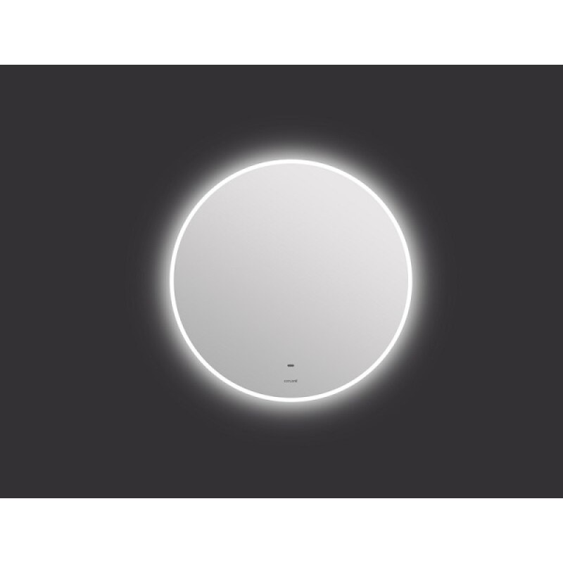 Зеркало Cersanit Eclipse Fusion 64812, 100 x 100 см, подвесное, LED-подсветка, бесконтактное включение, серебро