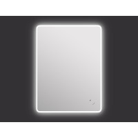 Зеркало Cersanit Eclipse Fusion 64814, 75 x 100 см, подвесное, LED-подсветка, бесконтактное включение, реверсивное, серебро