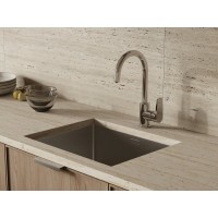Смеситель Cersanit Moduo 64839, для кухонной мойки, с подключением к фильтру, хром