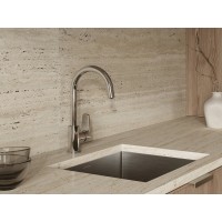 Смеситель Cersanit Moduo 64839, для кухонной мойки, с подключением к фильтру, хром