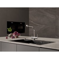 Смеситель Cersanit Crea 64840, для кухонной мойки, с подключением к фильтру, хром