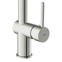 Смеситель Cersanit Brasko 64841, для кухонной мойки, с выдвижным изливом, хром