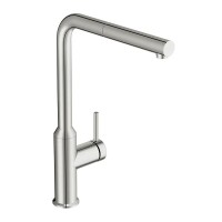 Смеситель Cersanit Flavis 64860, для кухонной мойки, с выдвижным изливом, хром