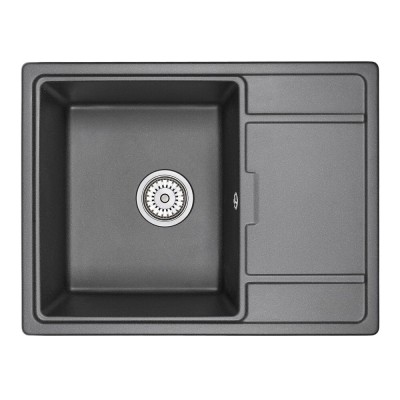 Кухонная мойка Granula GR-6503 6503sv, шварц