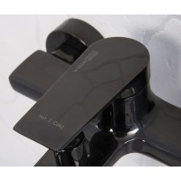 Смеситель WasserKRAFT 6601 для ванны и душа, черный глянец