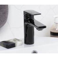 Смеситель WasserKRAFT 6603 для раковины, черный глянец