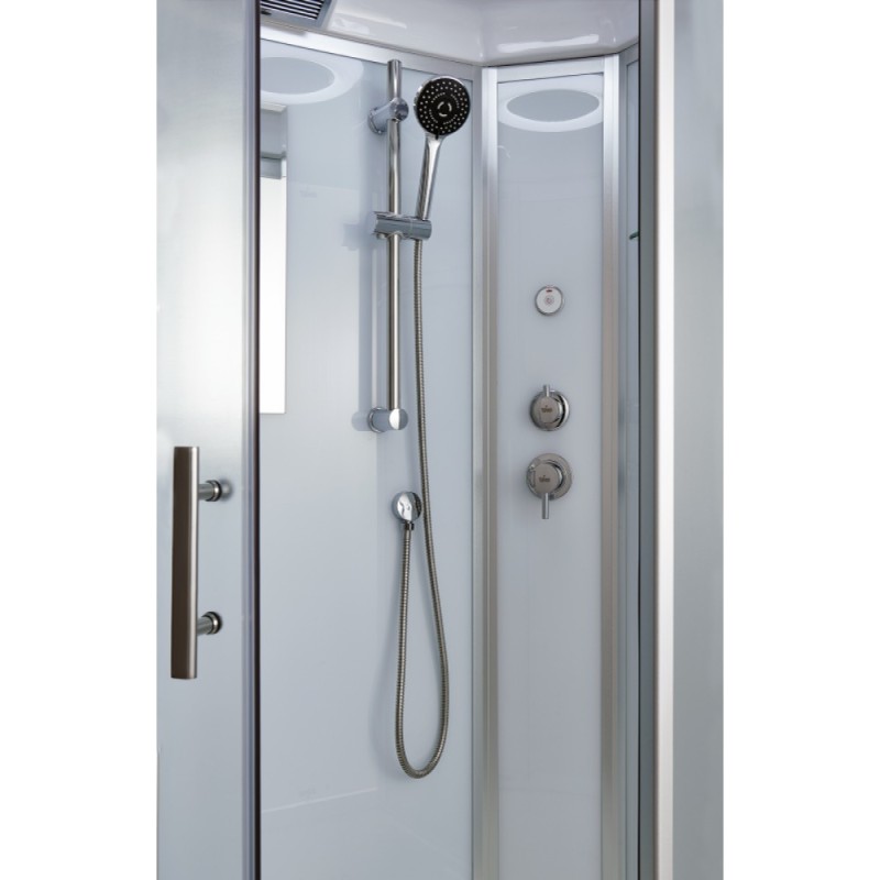 Душевая кабина Timo Standart Т-6615SF Silver Fabric 120 x 90 см, с крышей, хром