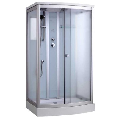 Душевая кабина Timo Standart Т-6615SF Silver Fabric 120 x 90 см, с крышей, хром