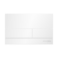 Инсталляция для унитаза WasserKraft Glan 66TLT.010.ME.BL.WH04, декоративная стеклянная панель черная, механическая кнопка смыва белая