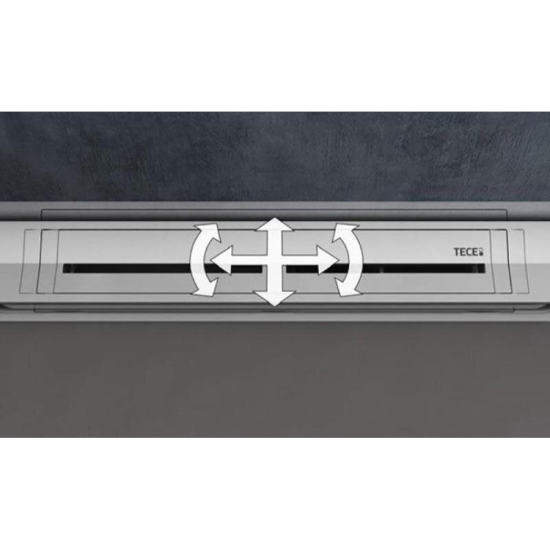 Дренажный канал TECE Drainprofile, 671010, 100 см, нержавеющая сталь глянцевая