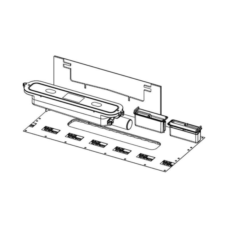 Сифон TECE Drainprofile, 673002, стандартный DN50, боковой слив