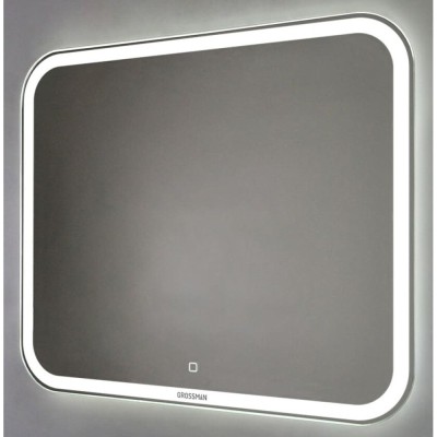 Зеркало Grossman Comfort 80 x 68 см с подсветкой, сенсорный выключатель, 680680