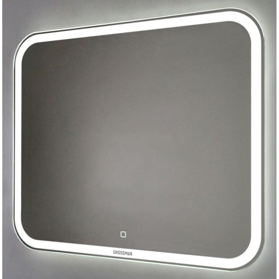 Зеркало Grossman Comfort 80 x 68 см с подсветкой, сенсорный выключатель, 680680