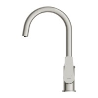 Смеситель Cersanit Moduo 68222, для кухонной мойки, с подключением к фильтру, PVD-сатин