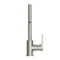 Смеситель Cersanit Moduo 68222, для кухонной мойки, с подключением к фильтру, PVD-сатин