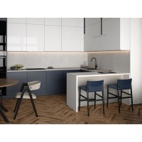 Смеситель Cersanit Melar 68234, для кухонной мойки, черный матовый