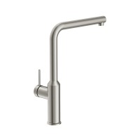 Смеситель для кухонной мойки Cersanit Flavis 68241, сатин PVD