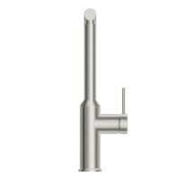 Смеситель для кухонной мойки Cersanit Flavis 68241, сатин PVD