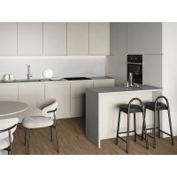 Смеситель для кухонной мойки Cersanit Flavis 68241, сатин PVD