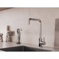 Смеситель Cersanit Como 68245, для кухонной мойки, хром
