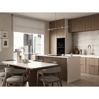 Смеситель для кухонной мойки Cersanit Zen 68251, с подключением к фильтру с питьевой водой, PVD покрытие, золото/черный