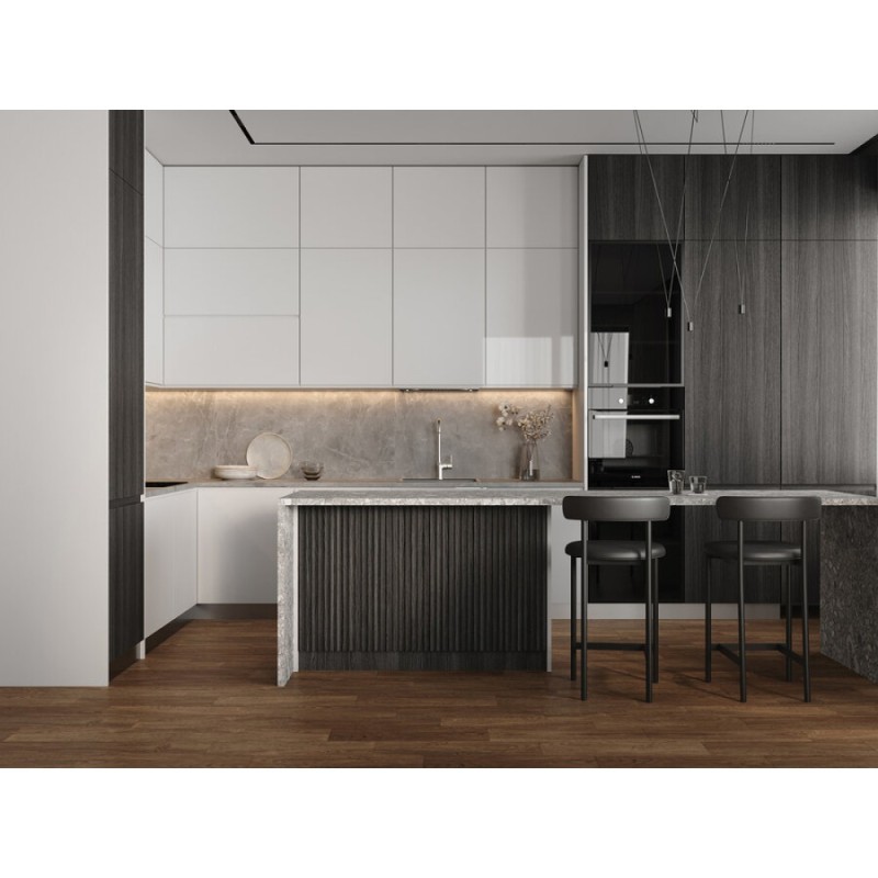 Смеситель Cersanit Elio 68260, для кухонной мойки, PVD-сатин