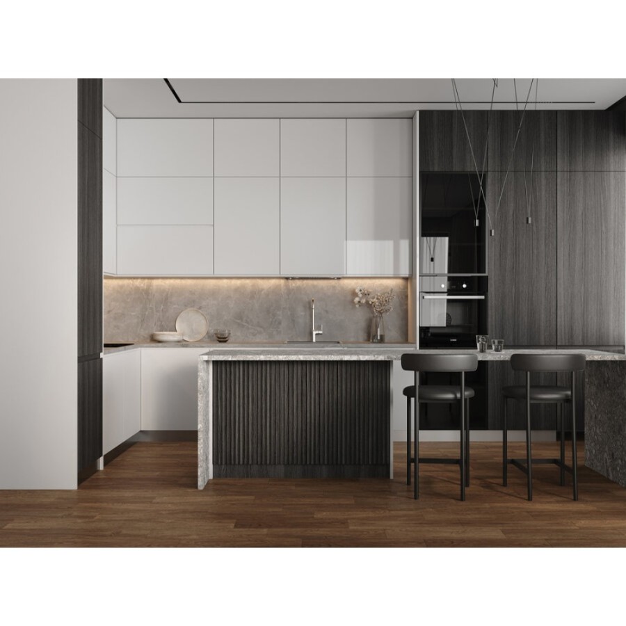 Смеситель Cersanit Elio 68260, для кухонной мойки, PVD-сатин