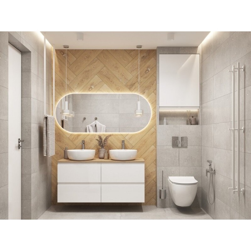 Инсталляция Cersanit Vector 68302, с подвесным безободковым унитазом Brasko Smart, белый, сиденье микролифт, клавиша хром