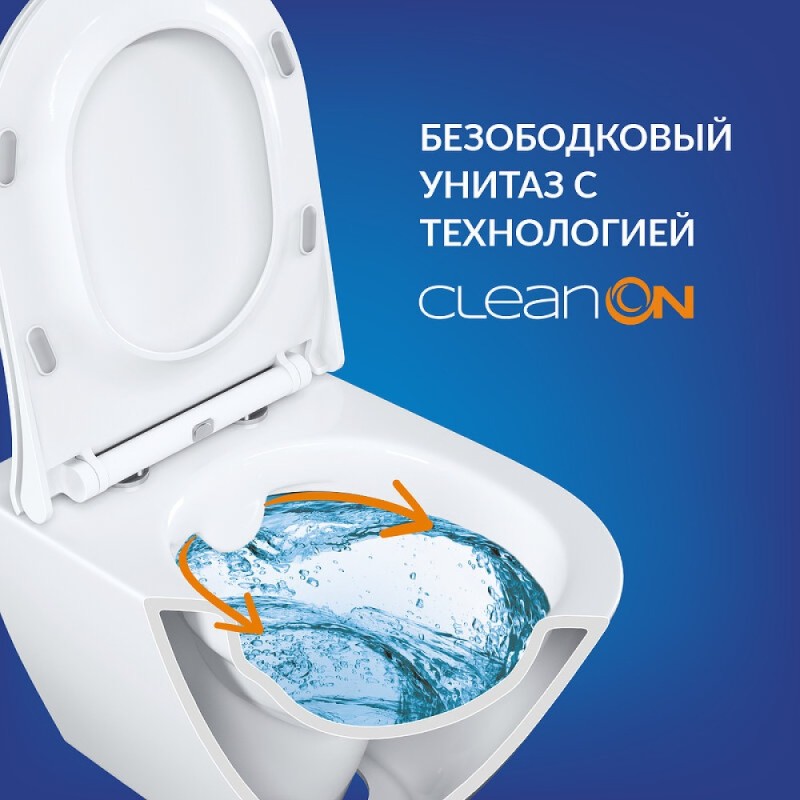 Инсталляция Cersanit Vector 68304, с подвесным безободковым унитазом Brasko Smart, белый, сиденье микролифт, клавиша белая