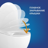 Инсталляция Cersanit Vector 68305, с подвесным безободковым унитазом City Smart, сиденье микролифт, белый, клавиша черная матовая