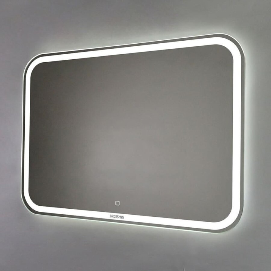 Зеркало Grossman Comfort 91.5 x 68.5 см с подсветкой, сенсорный выключатель, 690680