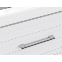 Тумба под раковину Cersanit Classic 69090, 80 см, подвесная, белая матовая