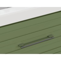 Тумба под раковину Cersanit Classic 69092, 80 см, подвесная, зеленая матовая