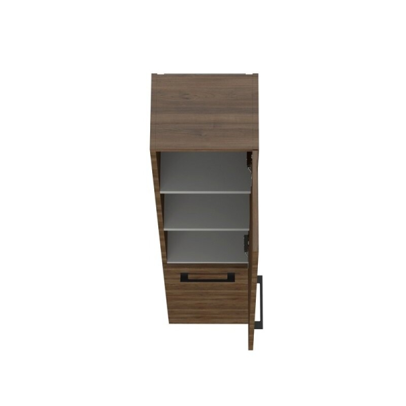 Пенал Cersanit Lara 69157, 30 см, подвесной, орех табак