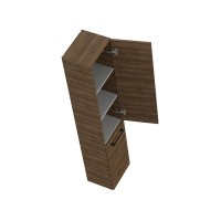 Пенал Cersanit Lara 69157, 30 см, подвесной, орех табак