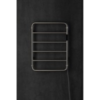 Полотенцесушитель электрический Allen Brau Priority 7.31000-BN, ширина 48 см, высота 65 см, диммер справа, цвет никель браш