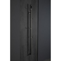 Полотенцесушитель электрический Allen Brau Liberty 7.33001-GM, ширина 18 см, высота 166 см, цвет графит браш