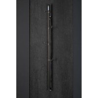 Полотенцесушитель электрический Allen Brau Liberty 7.33001-GM, ширина 18 см, высота 166 см, цвет графит браш