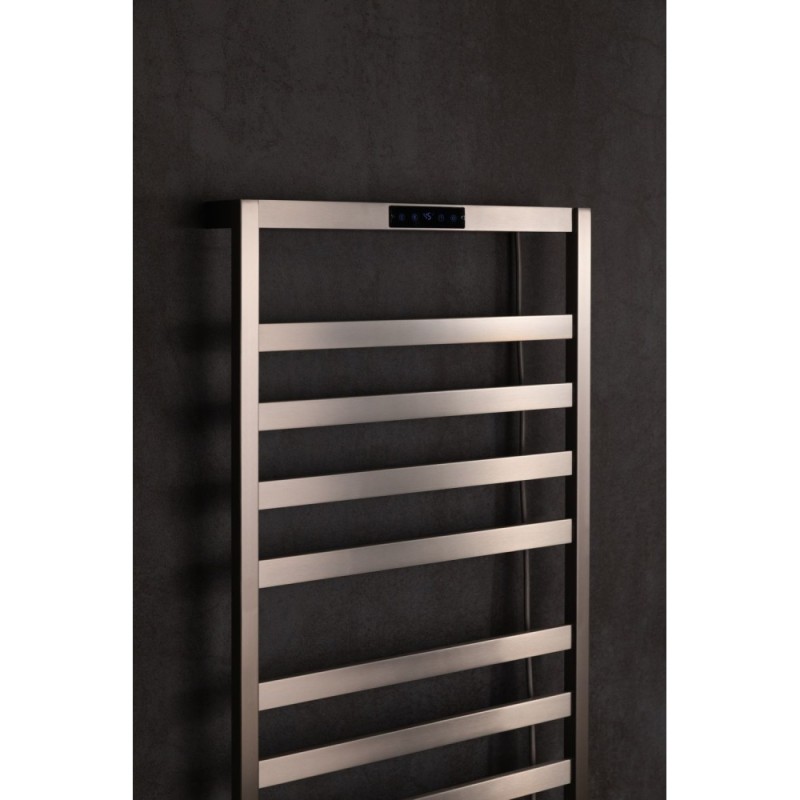 Полотенцесушитель электрический Allen Brau Reality 7.32001-BN, ширина 48 см, высота 90 см, подключение справа, цвет никель браш