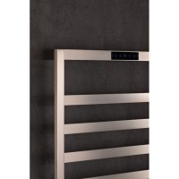 Полотенцесушитель электрический Allen Brau Reality 7.32001-BN, ширина 48 см, высота 90 см, подключение справа, цвет никель браш