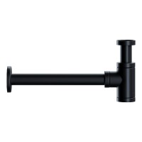 Сифон для раковины Ceramicanova 70001MB, с гидрозатвором, черный матовый
