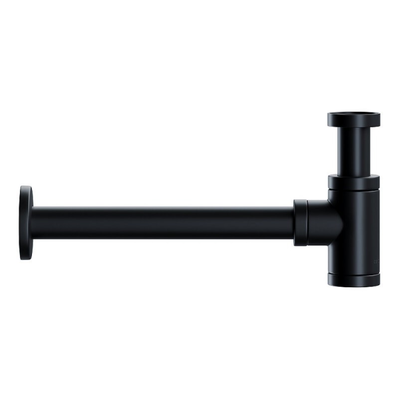 Сифон для раковины Ceramicanova 70001MB, с гидрозатвором, черный матовый