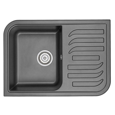 Кухонная мойка Granula GR-7001 7001sv, шварц