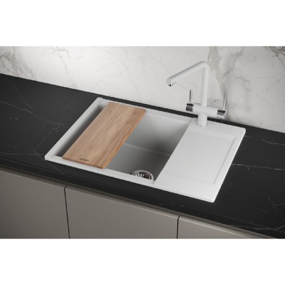 Кухонная мойка Granula Estetica ES-7003 7003, Арктик, арктик