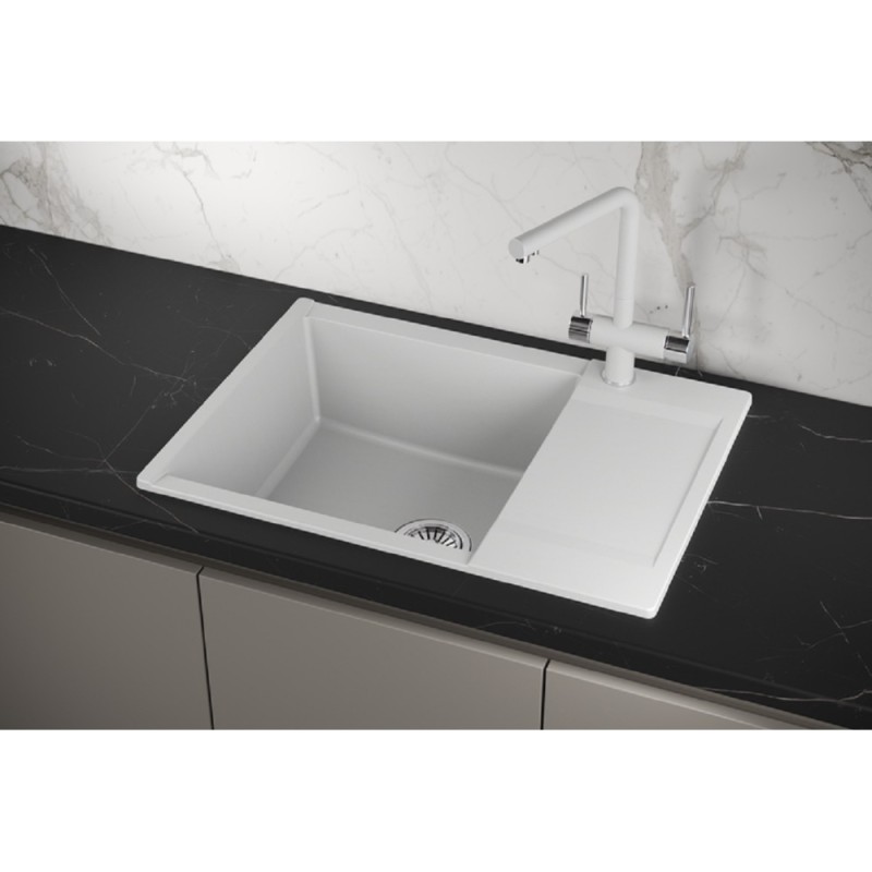 Кухонная мойка Granula Estetica ES-7003 7003, Арктик, арктик
